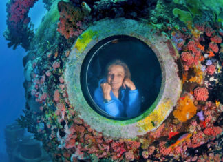 Sylvia Earle sits in Aquarius